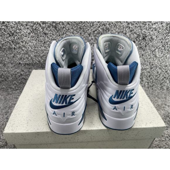 Jordan Jumpman MVP Mens 9.5 Retro Hi Top Basketball Shoes White Industrial Blue main image 5